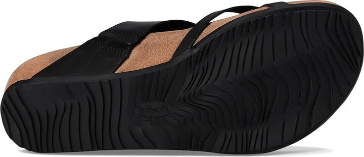 SoftWalk Blaine Women's Sandals Black : 12 M (B), Leather - Image 3