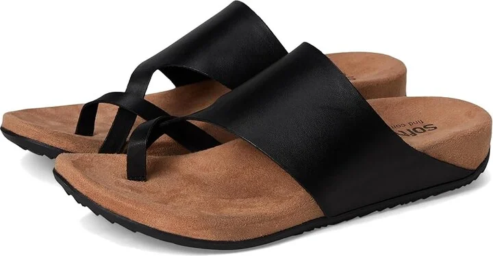 SoftWalk Blaine Women's Sandals Black : 12 M (B), Leather
