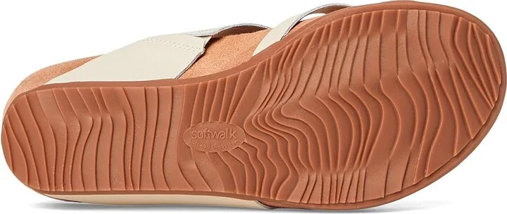SoftWalk Blaine Women's Sandals Ivory : 11 W (D), Leather - Image 3