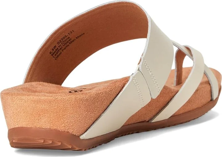 SoftWalk Blaine Women's Sandals Ivory : 11 W (D), Leather - Image 4