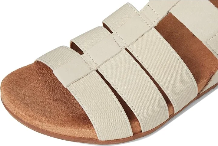 SoftWalk Burnaby Women's Sandals Ivory : 7.5 W (D), Leather/Textile - Image 7