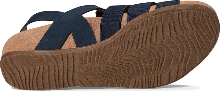 SoftWalk Burnaby Women's Sandals Navy Nubuck : 6.5 M (B), Leather/Textile - Image 3