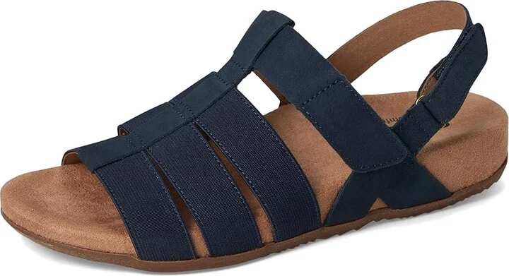 SoftWalk Burnaby Women's Sandals Navy Nubuck : 6.5 M (B), Leather/Textile - Image 5