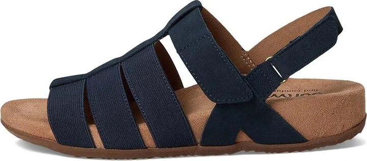 SoftWalk Burnaby Women's Sandals Navy Nubuck : 6.5 M (B), Leather/Textile - Image 6