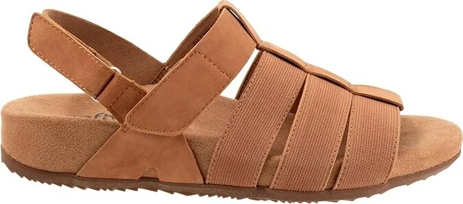 SoftWalk Burnaby Women's Sandals Tan Nubuck : 7 M (B), Leather/Textile - Image 7