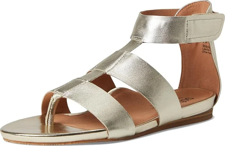 SoftWalk Cabo Women's Sandals Champagne : 8 N (A), Leather - Image 5