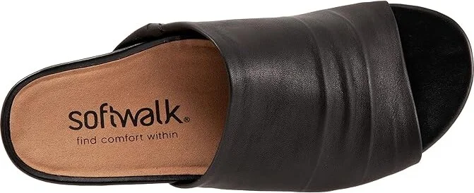 SoftWalk Camano Women's Shoes Black : 5.5 M (B), Leather - Image 2
