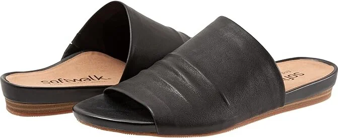 SoftWalk Camano Women's Shoes Black : 5.5 M (B), Leather