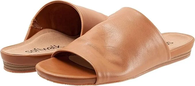 SoftWalk Camano Women's Shoes Tan : 5.5 M (B), Leather