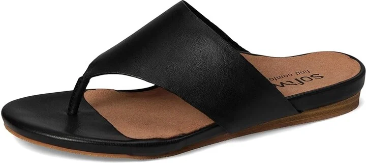 SoftWalk Chandler Women's Sandals Black : 10 W (D), Leather - Image 5