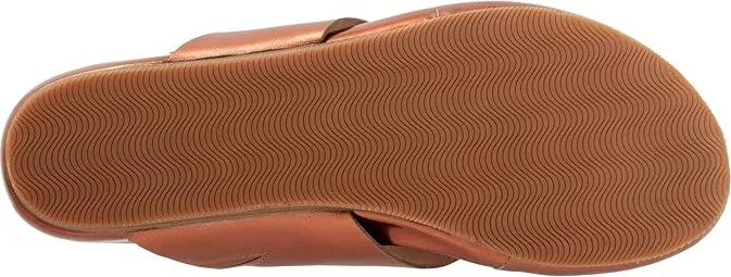 SoftWalk Chandler Women's Sandals Copper Met : 12 M (B), Leather - Image 3