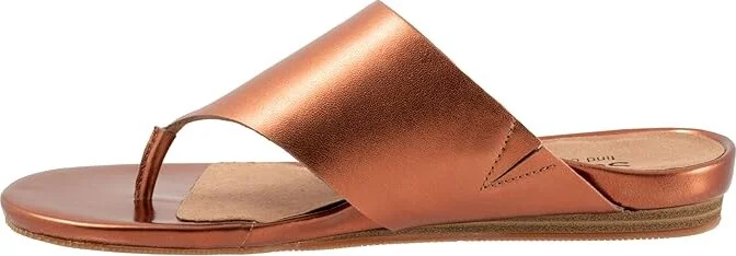 SoftWalk Chandler Women's Sandals Copper Met : 12 M (B), Leather - Image 5