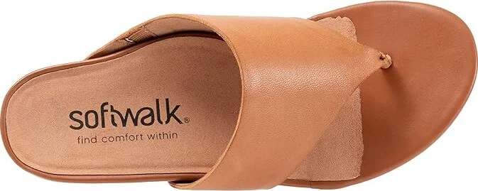 SoftWalk Chandler Women's Sandals Luggage : 5.5 M (B), Leather - Image 2