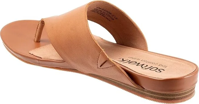 SoftWalk Chandler Women's Sandals Luggage : 5.5 M (B), Leather - Image 4