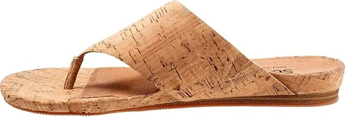SoftWalk Chandler Women's Sandals Natural Cork : 11 M (B), Leather - Image 6