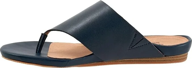 SoftWalk Chandler Women's Sandals Navy : 6.5 W (D), Leather - Image 5