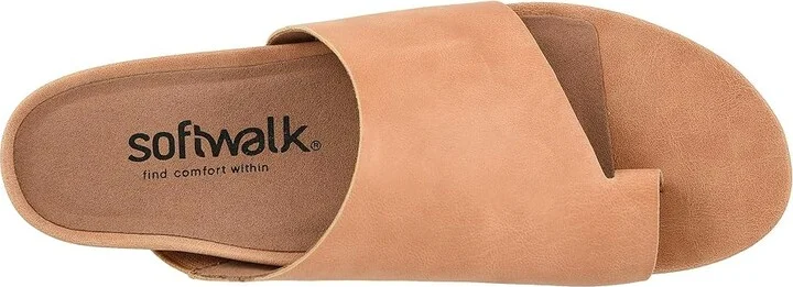 SoftWalk Corsica Women's Shoes Beige : 12 W (D), Leather - Image 3