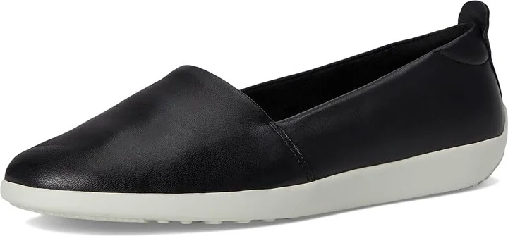 SoftWalk Deva Women's Flat Shoes Black : 7 W (E), Leather - Image 5