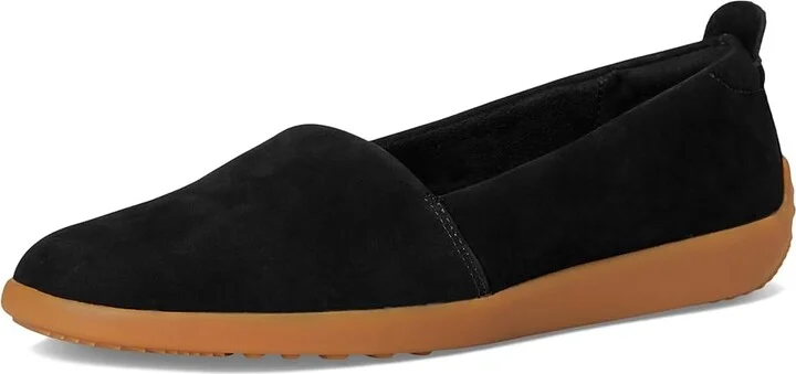 SoftWalk Deva Women's Flat Shoes Black Nubuck : 10 N (A), Leather - Image 5
