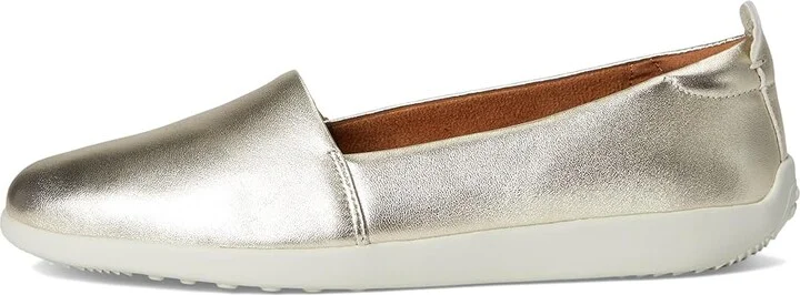 SoftWalk Deva Women's Flat Shoes Champagne : 10.5 M (B), Leather - Image 6