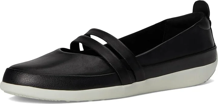 SoftWalk Devon Women's Flat Shoes Black : 8 N (A), Leather - Image 5