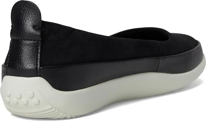 SoftWalk Disa Women's Flat Shoes Black Nubuck : 11 N (A), Leather - Image 4