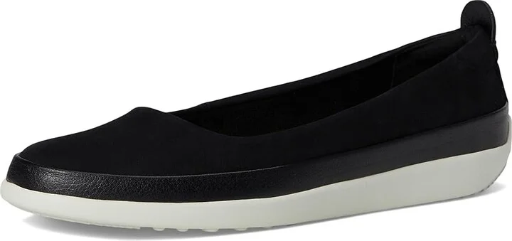 SoftWalk Disa Women's Flat Shoes Black Nubuck : 11 N (A), Leather - Image 5
