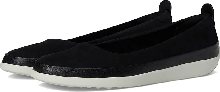 SoftWalk Disa Women's Flat Shoes Black Nubuck : 11 N (A), Leather