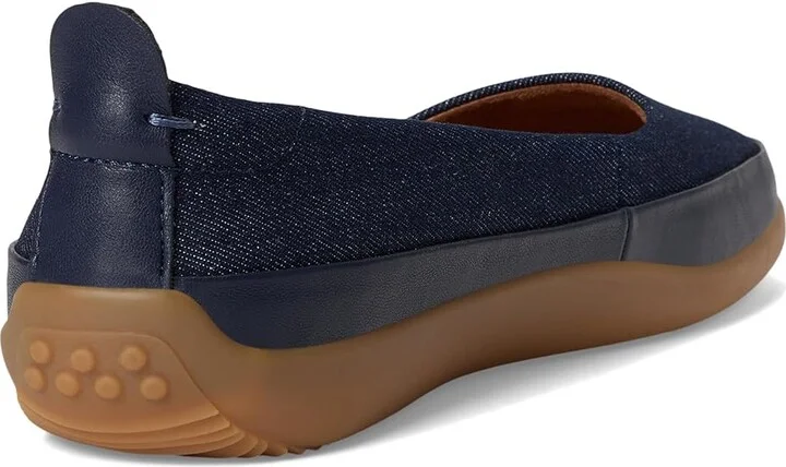 SoftWalk Disa Women's Flat Shoes Blue Denim : 8 M (B), Leather - Image 4