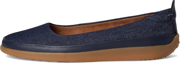 SoftWalk Disa Women's Flat Shoes Blue Denim : 8 M (B), Leather - Image 6