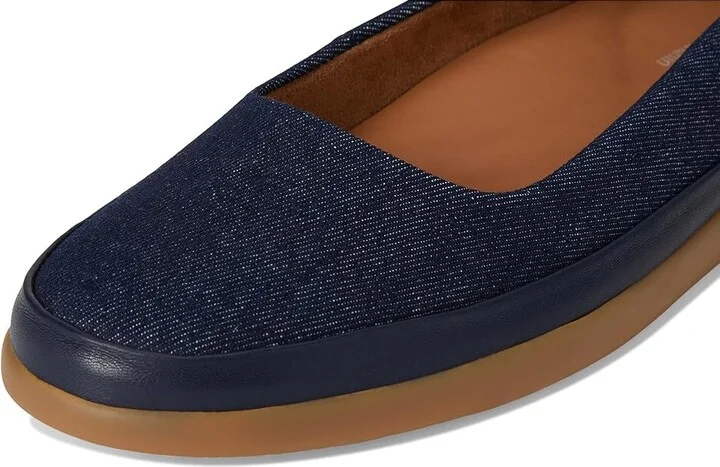 SoftWalk Disa Women's Flat Shoes Blue Denim : 8 M (B), Leather - Image 7