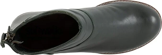SoftWalk Elmhurst Women's Boots Dark Green : 6 W (D), Leather - Image 2