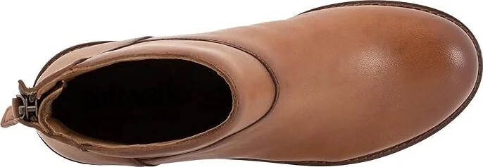 SoftWalk Elmhurst Women's Boots Luggage : 7 W (D), Leather - Image 2