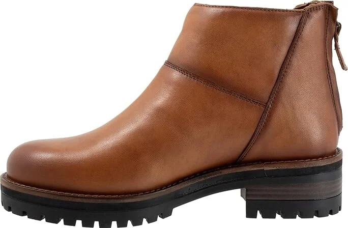 SoftWalk Elmhurst Women's Boots Luggage : 7 W (D), Leather - Image 6
