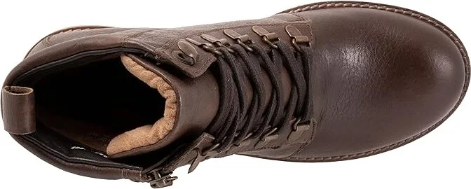 SoftWalk Everett Women's Boots Dark Brown Tumbled : 10.5 N (AA), Leather - Image 2
