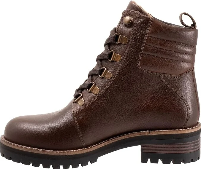 SoftWalk Everett Women's Boots Dark Brown Tumbled : 10.5 N (AA), Leather - Image 6