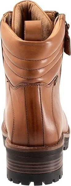 SoftWalk Everett Women's Boots Luggage : 9.5 N (AA), Leather - Image 4