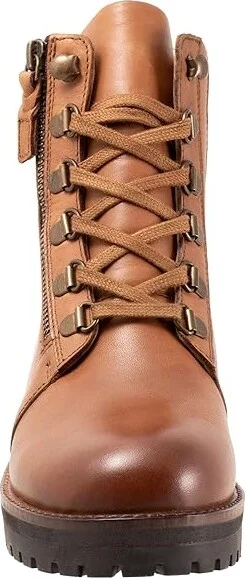 SoftWalk Everett Women's Boots Luggage : 9.5 N (AA), Leather - Image 5