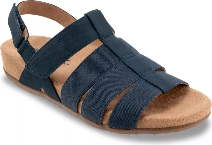Navy Nubuck Leather