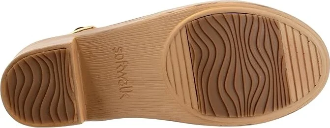 SoftWalk Fairbanks Women's Slippers Luggage : 5.5 M (B), Leather/Rubber - Image 3