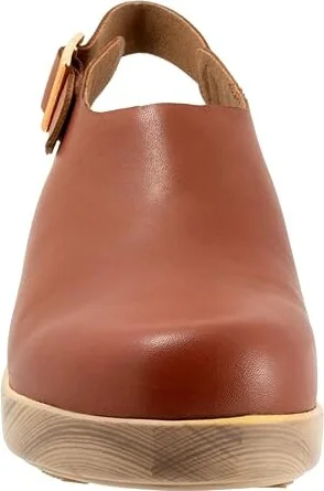 SoftWalk Fairbanks Women's Slippers Luggage : 5.5 M (B), Leather/Rubber - Image 5