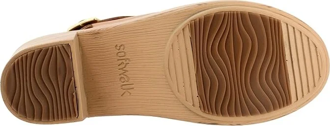 SoftWalk Fairbanks Women's Slippers Tan : 10 M (B), Leather/Rubber - Image 3