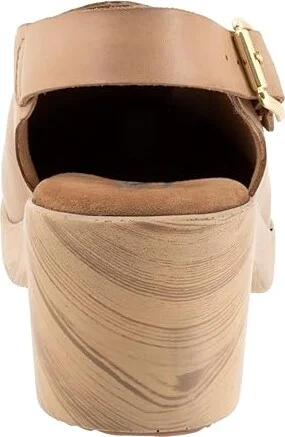SoftWalk Fairbanks Women's Slippers Tan : 10 M (B), Leather/Rubber - Image 4