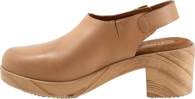 SoftWalk Fairbanks Women's Slippers Tan : 10 M (B), Leather/Rubber - Image 6
