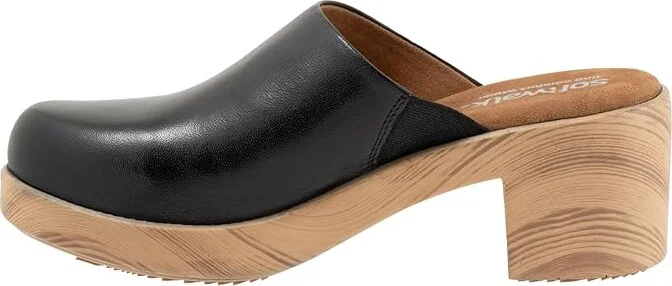 SoftWalk Felida Women's Slippers Black : 10.5 N (AA), Leather - Image 4