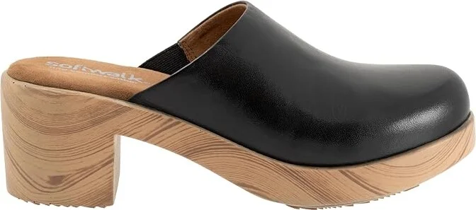 SoftWalk Felida Women's Slippers Black : 10.5 N (AA), Leather - Image 6