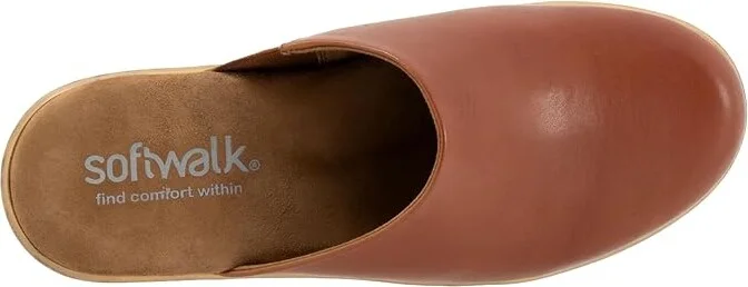 SoftWalk Felida Women's Slippers Luggage : 7.5 M (B), Leather - Image 2