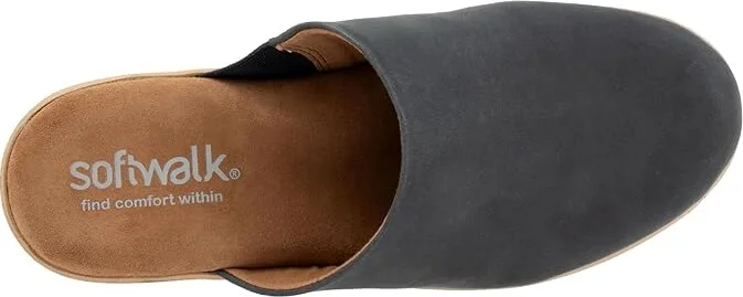 SoftWalk Felida Women's Slippers Navy Nubuck : 7.5 N (AA), Leather - Image 2