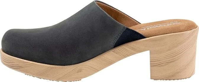 SoftWalk Felida Women's Slippers Navy Nubuck : 7.5 N (AA), Leather - Image 6