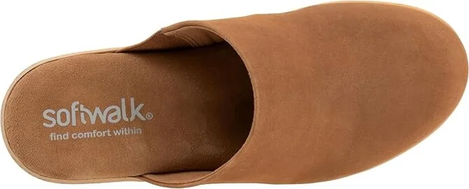 SoftWalk Felida Women's Slippers Tan Nubuck : 11 N (AA), Leather - Image 2